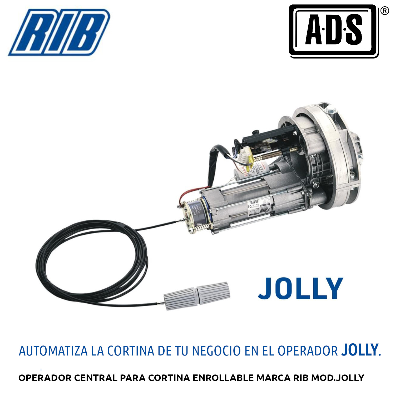 OPERADOR CENTRAL PARA CORTINA ENROLLABLE MARCA RIB MOD.JOLLY